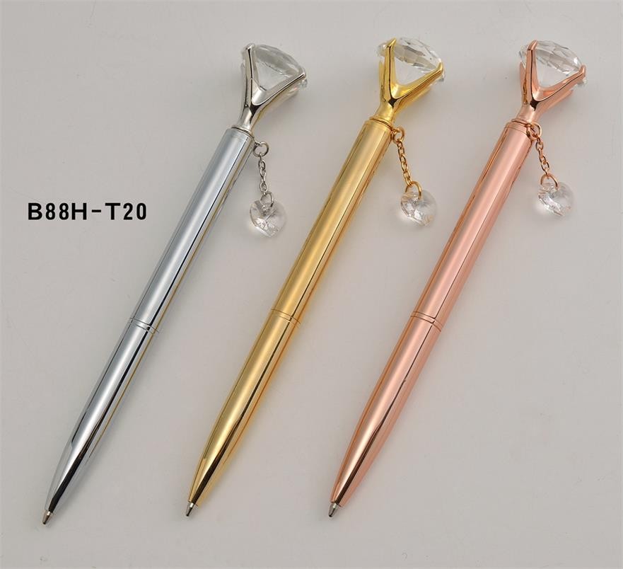 精緻時尚施華洛世奇心形水圓珠筆 B-88H-T20